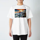 a_pesoの富士山 Regular Fit T-Shirt
