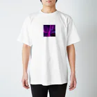 Superherooのレトロフューチャーなアートデコ調の宇宙 Regular Fit T-Shirt