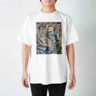 世界美術商店のピカソの肖像画 / Portrait of Pablo Picasso Regular Fit T-Shirt