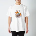 フォックスのきつねショップのきついねきつね　すやすや編 Regular Fit T-Shirt