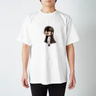 ゆーちゃんのおえかきの鶴の恩返し(鶴ちゃん) Regular Fit T-Shirt