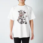 シロクマペンギンのミルクガール Regular Fit T-Shirt