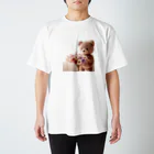 星パンダショップのはなとくま　～flower and bear～ スタンダードTシャツ