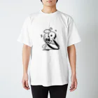 riyuriyu214のゲームするシマエナガ Regular Fit T-Shirt