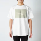 rilybiiのnemutai *plaster cream *milky green yellow スタンダードTシャツ