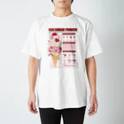 Etoile et GriotteのValentine Ice Cream Regular Fit T-Shirt
