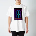 Association Against Mirroring SelfiesのAbstract_Neonsign03 Regular Fit T-Shirt