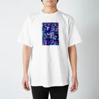 BUNNY-ONLINEのネオンアメコミアート21 スタンダードTシャツ