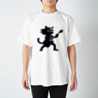 ロック堂のキャットスター スタンダードTシャツ