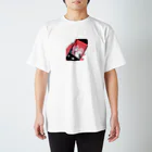 mamedaifukuchanの自撮りを自撮るマスク女子 Regular Fit T-Shirt