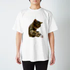 直太朗ショップのキジトラ猫の直太朗 Regular Fit T-Shirt