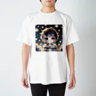 the blue seasonの星空の微笑み Regular Fit T-Shirt