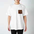 saqui.comのアボリジニ柄３ Regular Fit T-Shirt