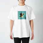 noteeeeeyのとびかかる渚 Regular Fit T-Shirt