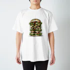 blacktomatoのゾウさんのハンバーガー Regular Fit T-Shirt