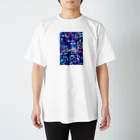 BUNNY-ONLINEのネオンアメコミアート79 スタンダードTシャツ