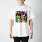 Louvreのペアがえる Regular Fit T-Shirt