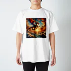 the blue seasonの昇運の龍 - 運龍飛翔 Regular Fit T-Shirt