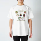 まる工房の干支・七福神まんまる辰 Let's make your wish come turue スタンダードTシャツ