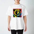 北の動物達と日常風景のヒグマ002 Regular Fit T-Shirt