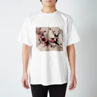 FUMYのアーティスティックブラッシュKOJIKA Regular Fit T-Shirt