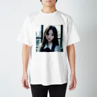 AI美女書架のAI美女子高生　アサミ スタンダードTシャツ