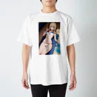 AIオリジナルイラスト　美女男子の金髪で美人な彼女 Regular Fit T-Shirt