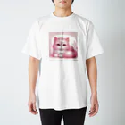 猫!にゃんこ！のPINK! スタンダードTシャツ