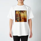 Lovers-chapelのレトロサーフボード Regular Fit T-Shirt