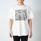 D@アプリ開発のわちゃわちゃグッズ_vol.1 白下地 Regular Fit T-Shirt