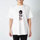 honoka_tの黒髪水着美少女 Regular Fit T-Shirt