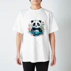 waterpandaの水中のパンダ スタンダードTシャツ