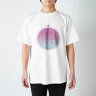 JAPAN_YOGA_THERAPY_SOCIETY_2024のMANDALA T-shirt (pink) ※Tシャツはホワイトをお選び下さい Regular Fit T-Shirt