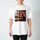プリンゴブリンの赤毛の読書メガネさん Regular Fit T-Shirt