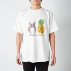 ツチノコーヒーのもふもふパイナポ Regular Fit T-Shirt