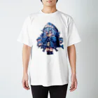 honoka_tのサメフードの美少女 スタンダードTシャツ