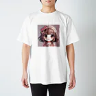 mikukiのかわいい女の子 Regular Fit T-Shirt