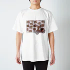 夜彩　-yasai-のsweets cab / chocolatecake Regular Fit T-Shirt