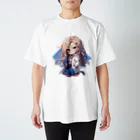 honoka_tの金髪ちびキャラ美少女 Regular Fit T-Shirt