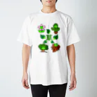 みらケロの草属性のカエルたち スタンダードTシャツ