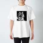 野良猫は星空の夢を見るの【猫】うららかな日差しの中で スタンダードTシャツ