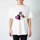 草原で走りたいのカレイ子さんとチョコレート Regular Fit T-Shirt