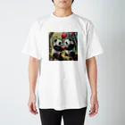 ねこねこねこんのパンダハート Regular Fit T-Shirt