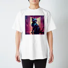 fancygraphicのサイボーグキャット Regular Fit T-Shirt