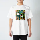 me-me shopのゲロゲロケロック Regular Fit T-Shirt