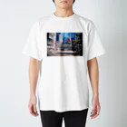 オールドレンズジャパンの中の人の渋谷駅ハチ公口前のスクランブル交差点の日常 Regular Fit T-Shirt