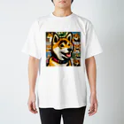 柴とか柴とか柴とか柴犬。のアメコミなしばいぬ。 スタンダードTシャツ