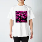 紅茶のシクラメン柄 Regular Fit T-Shirt