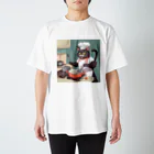 kuma-kichiの猫シェフ スタンダードTシャツ