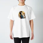 柴とか柴とか柴とか柴犬。の和美人としばいぬ。２ Regular Fit T-Shirt